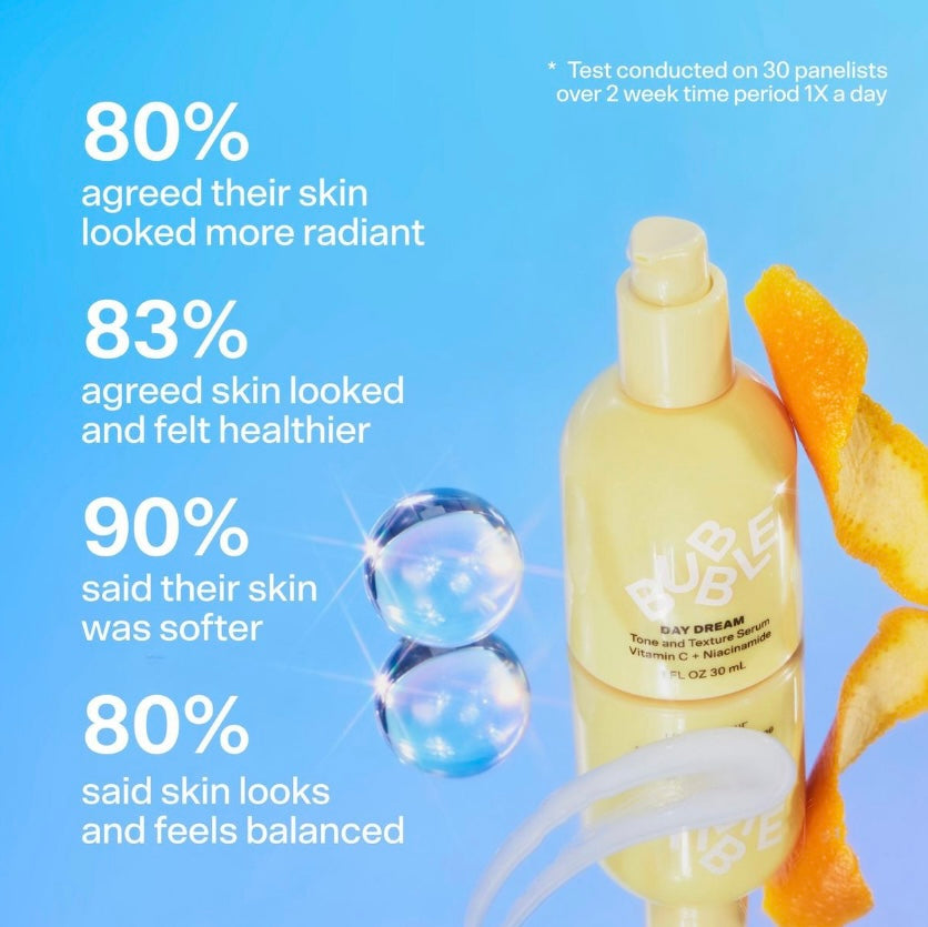 Bubble- Day Dream Vitamin C + Niacinamide Tone & Texture Serum