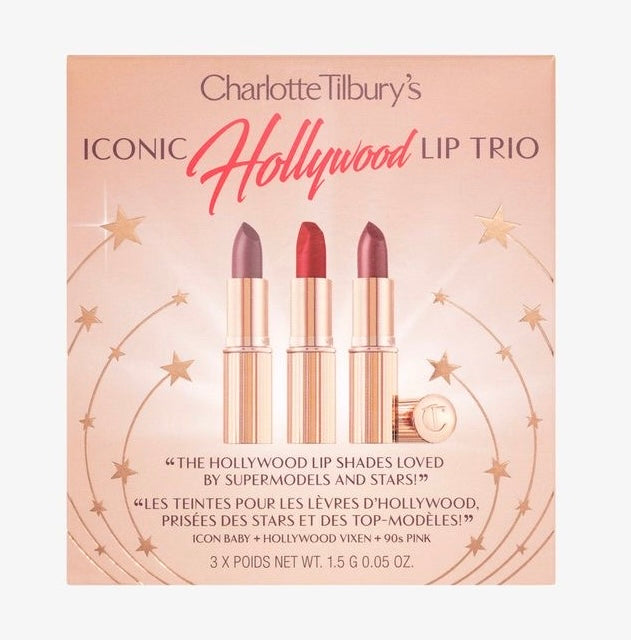 Charlotte Tilbury- Iconic Hollywood Lip Trio