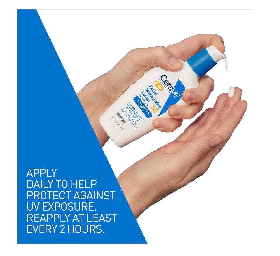 CeraVe- AM Facial Moisturizing Lotion SPF 50