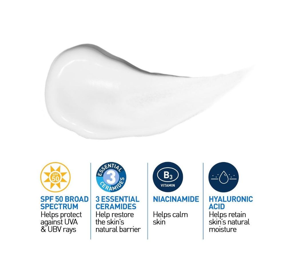 CeraVe- AM Facial Moisturizing Lotion SPF 50