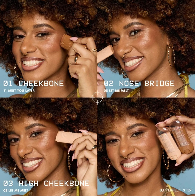 Nyx- Buttermelt Glaze Highlighter Stix