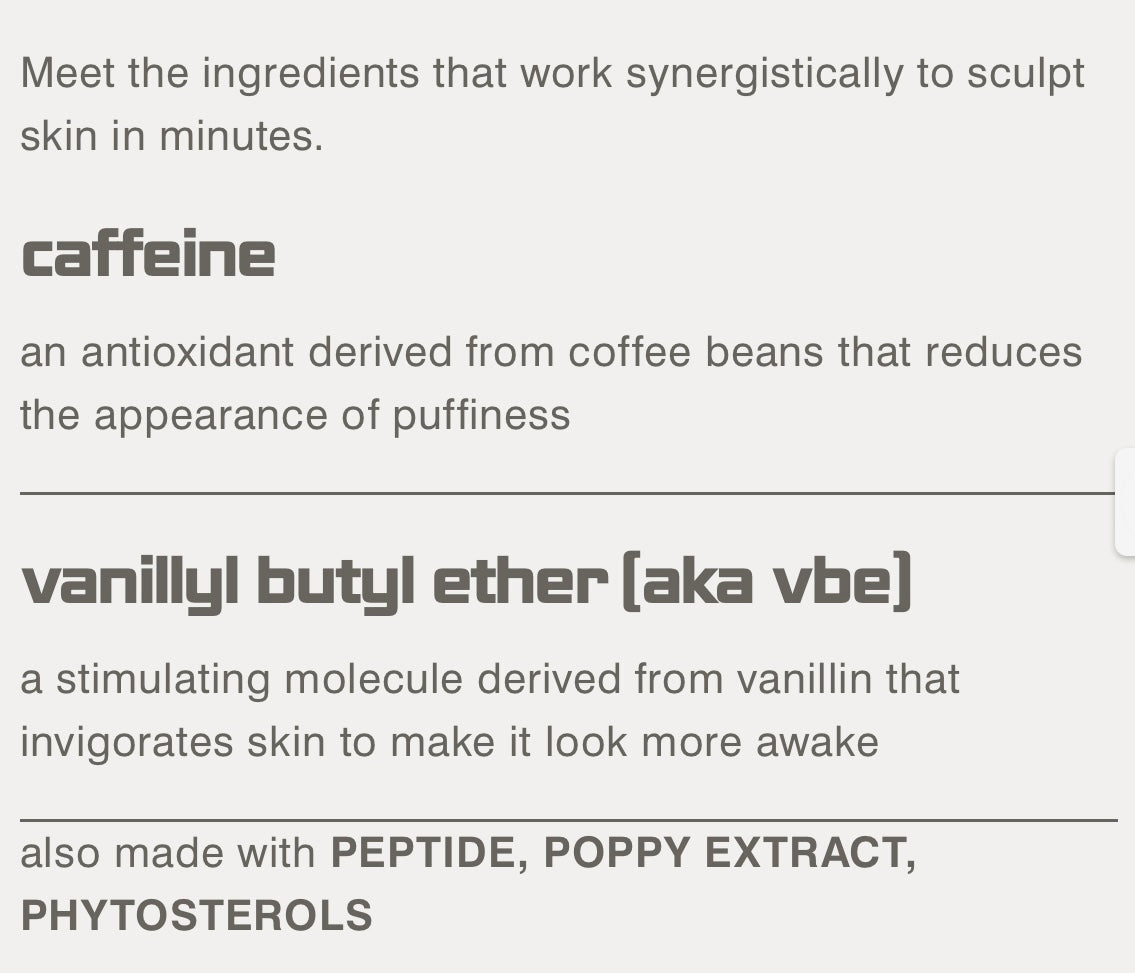 Rhode- Caffeine Reset Sculpting Cream Mask