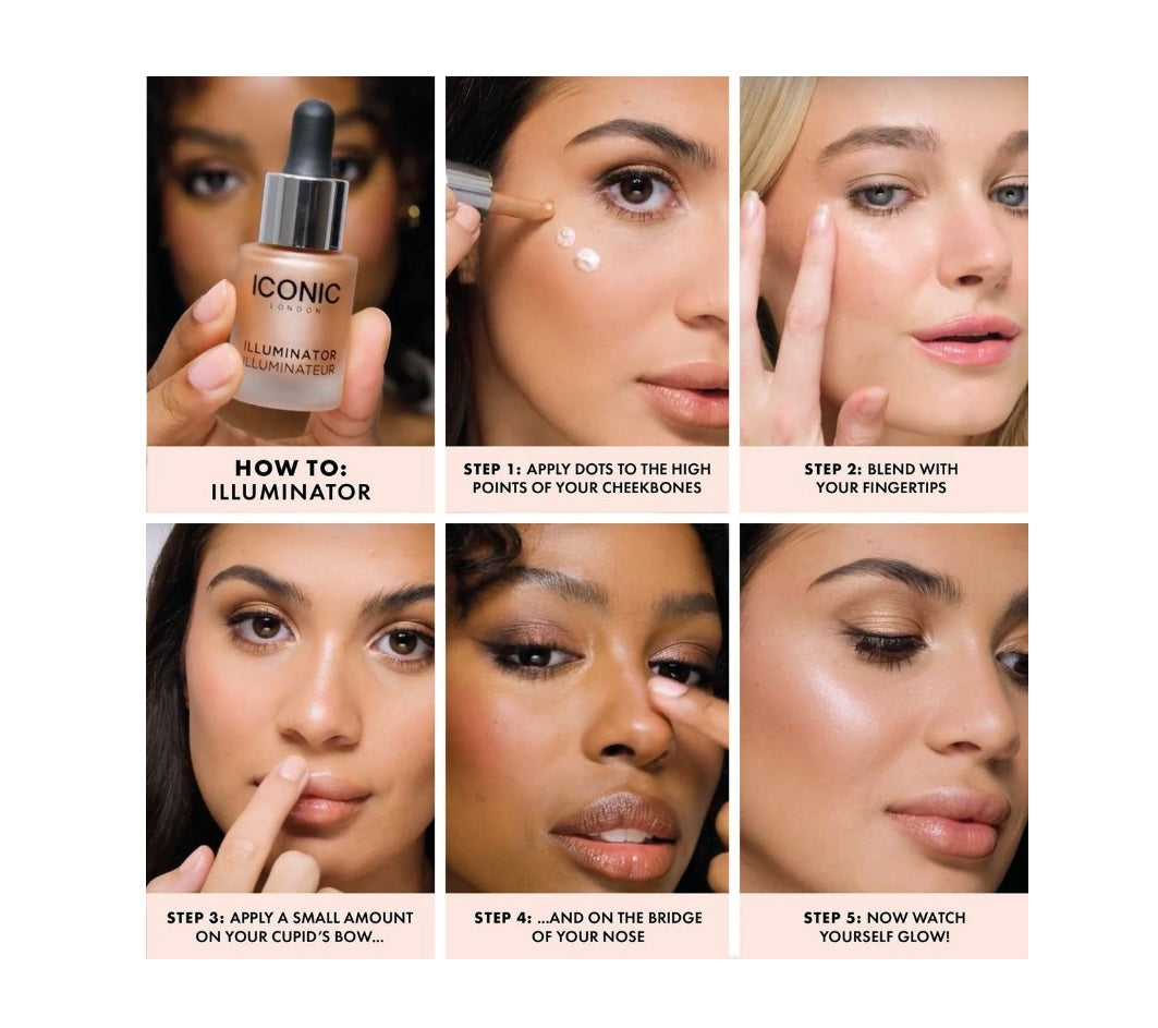 Iconic London- Illuminator Liquid Shimmer Highlighter Drops