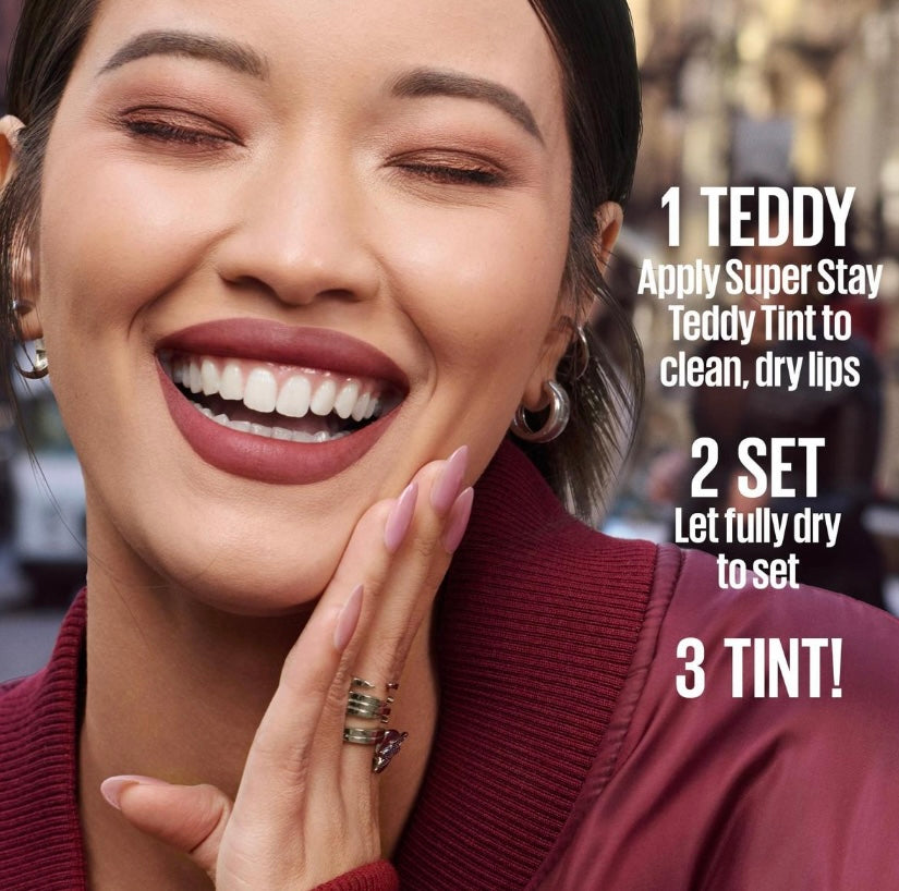 Maybelline- Super Stay Teddy Tint Long Lasting Matte Lip Tint