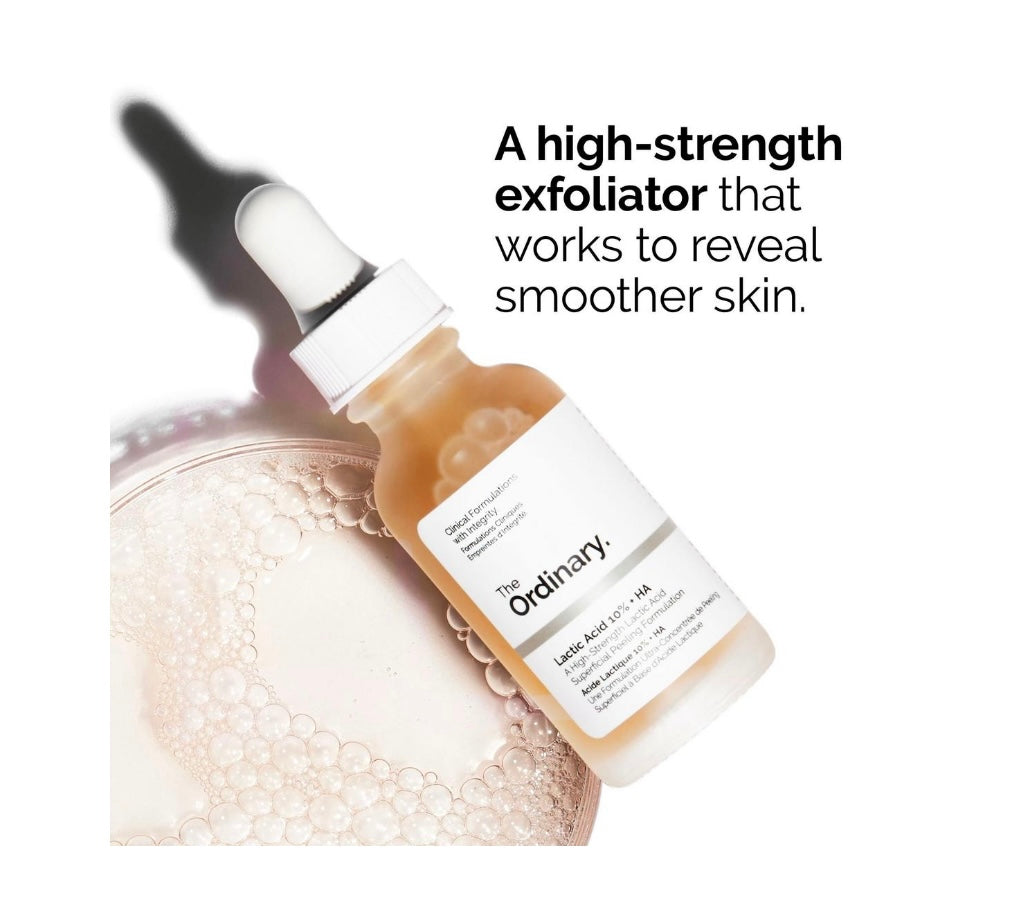 The Ordinary- Lactic Acid 10% + HA 2% Exfoliating Serum