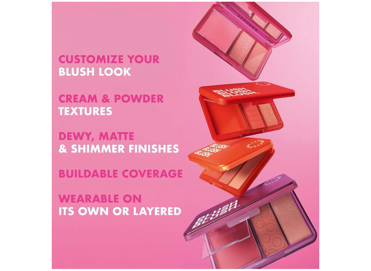 Sephora- Blush Blush Blush. Cream & Powder Palette