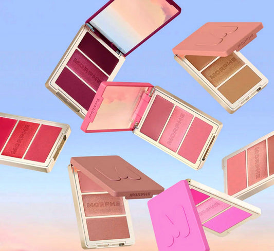 Morphe- Cheek Thrills Multi-Finish Face Trio Palette