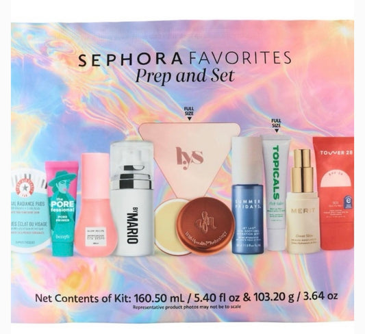 Sephora Favorites- Prep & Set Makeup and Skincare Value Set