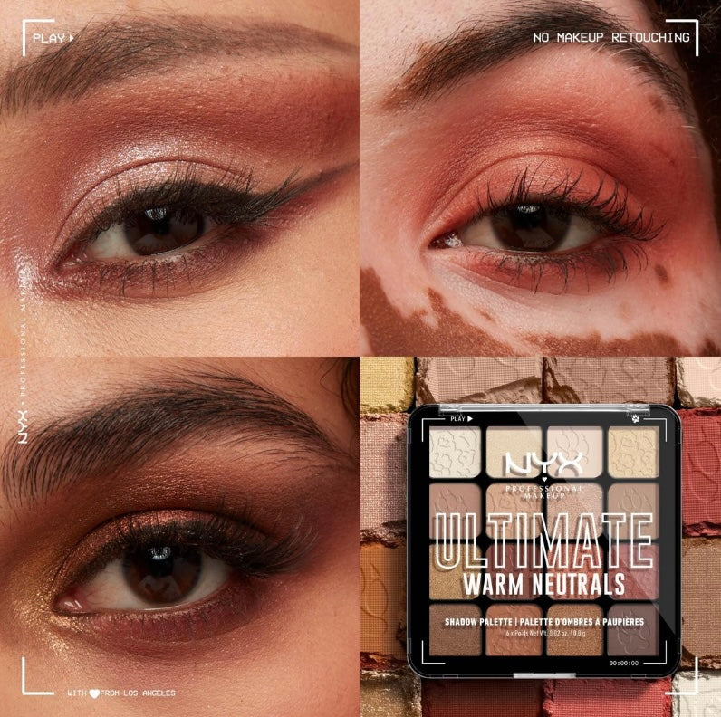 NYX- Ultimate Color Shadow Palette Warm Neutrals
