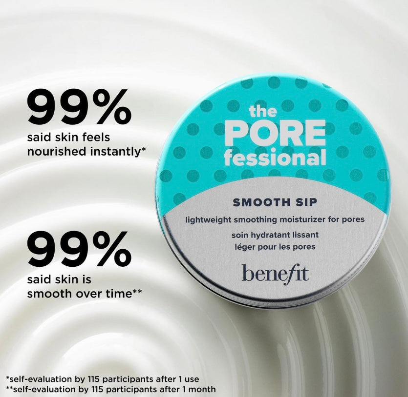 Benefit- The POREfessional Smooth Sip Lightweight Gel-Cream Moisturizer