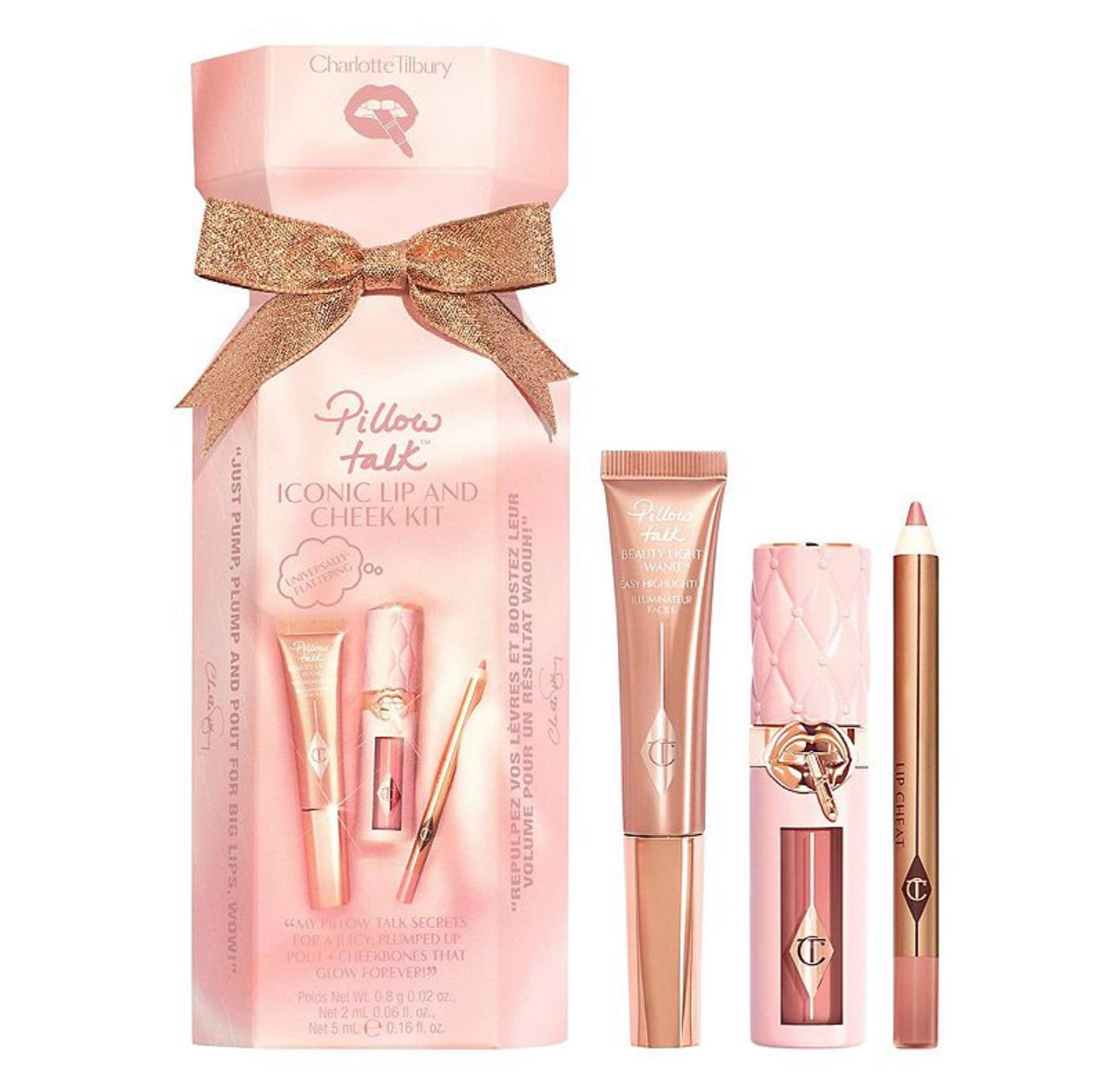 Charlotte Tilbury- Lip and Cheek Trio Makeup Gift Set