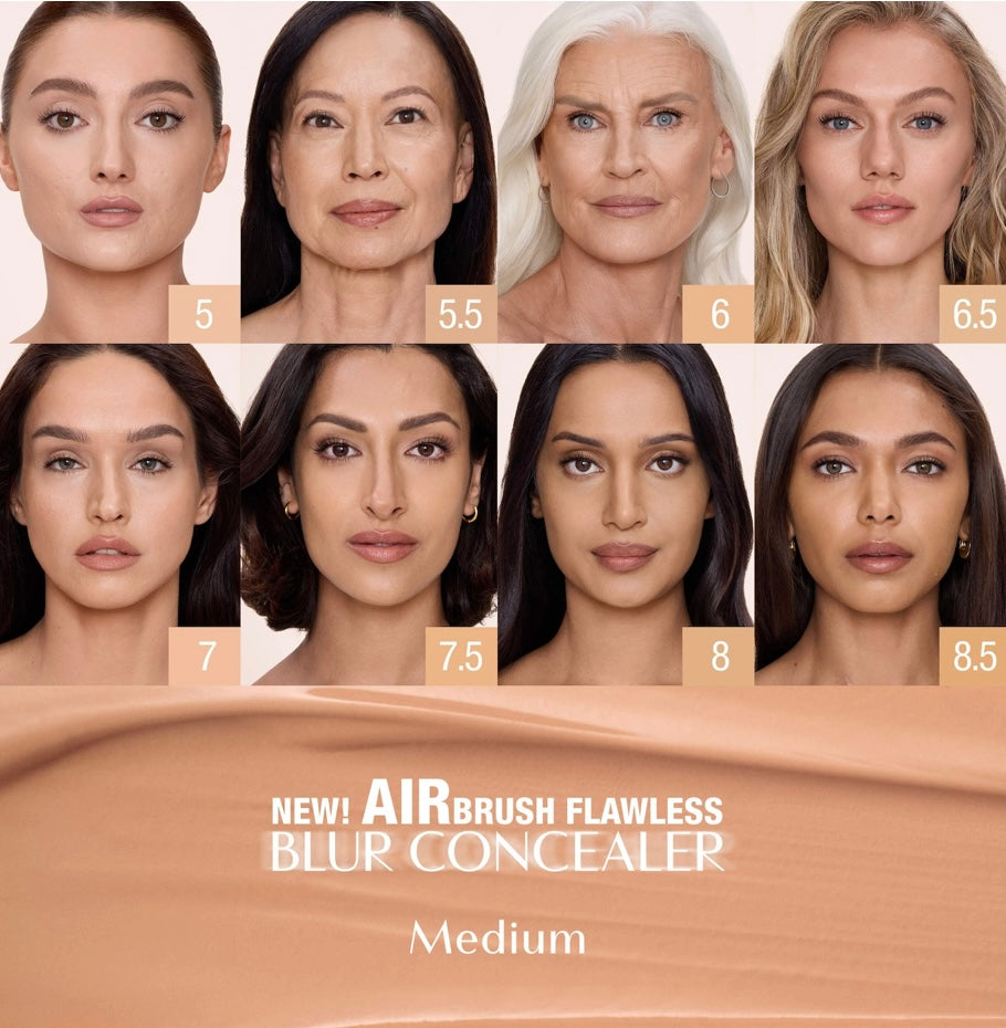 Charlotte Tilbury- Airbrush Flawless Crease Proof Long Wear Blur Concealer