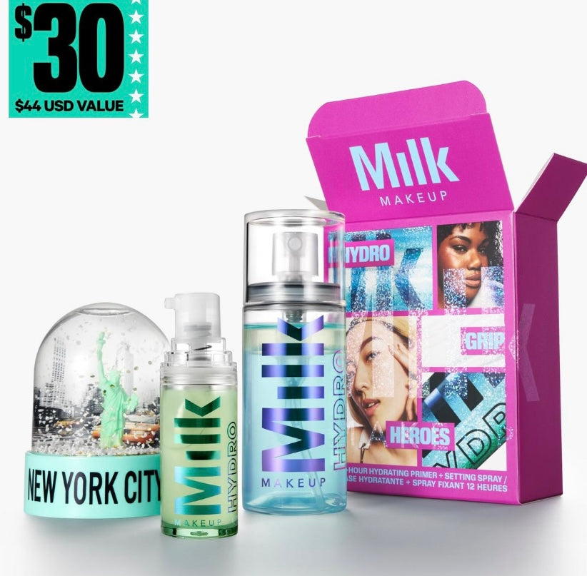 Milk- Hydro Grip Heroes MINI Makeup Primer & Setting Spray Duo