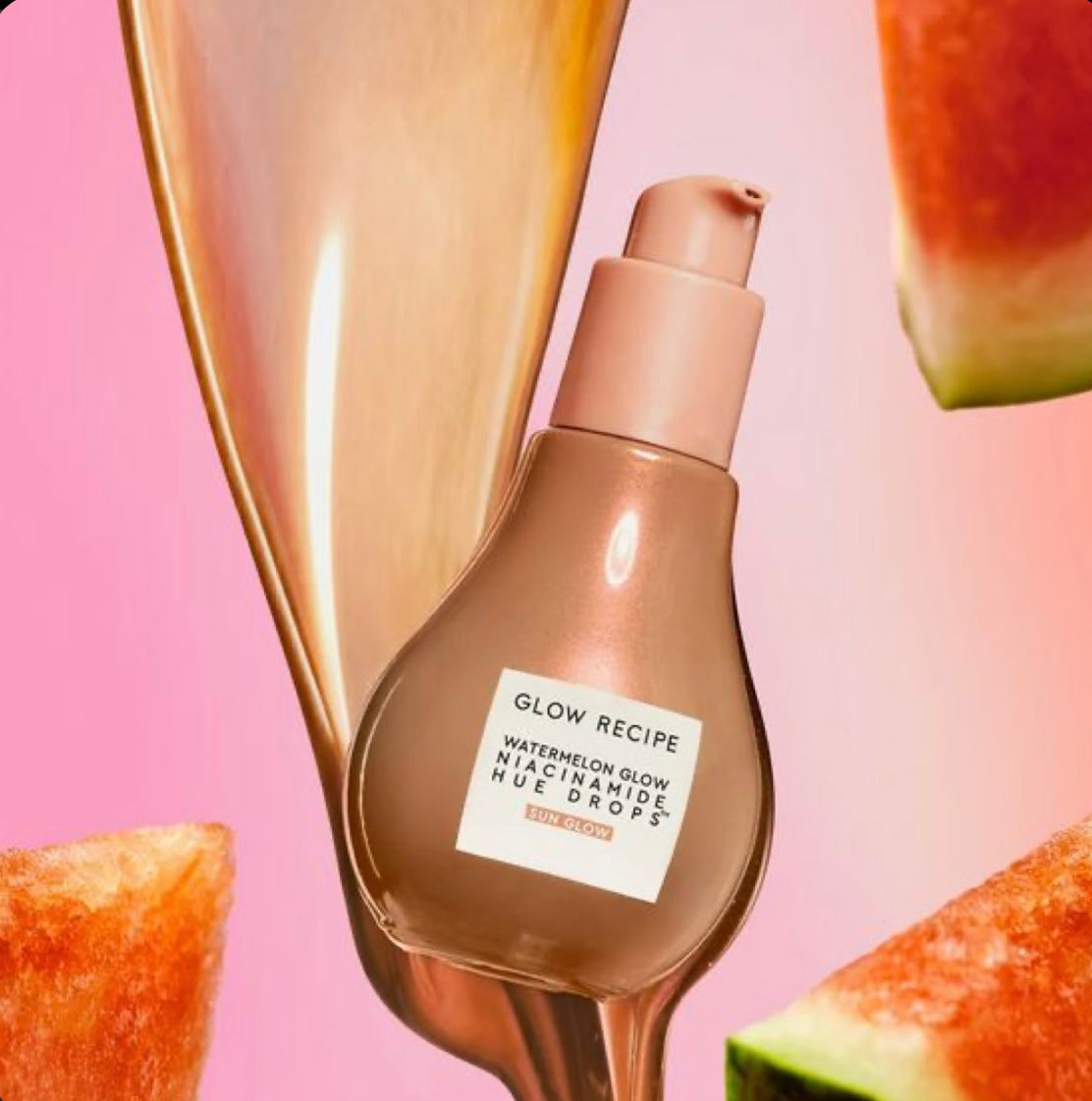 GLOW RECIPE- Watermelon Glow Niacinamide Hue Drops Sun
Glow Serum