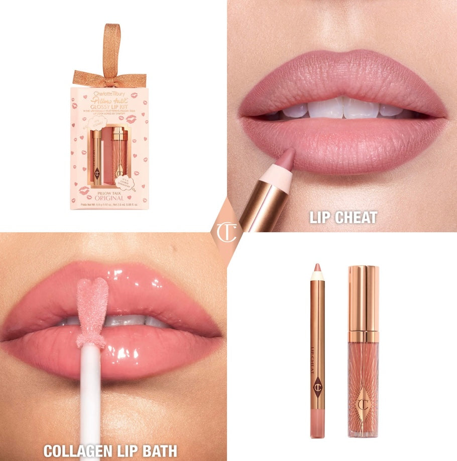 Charlotte Tilbury- Mini Pillow Talk Glossy Lip Duo