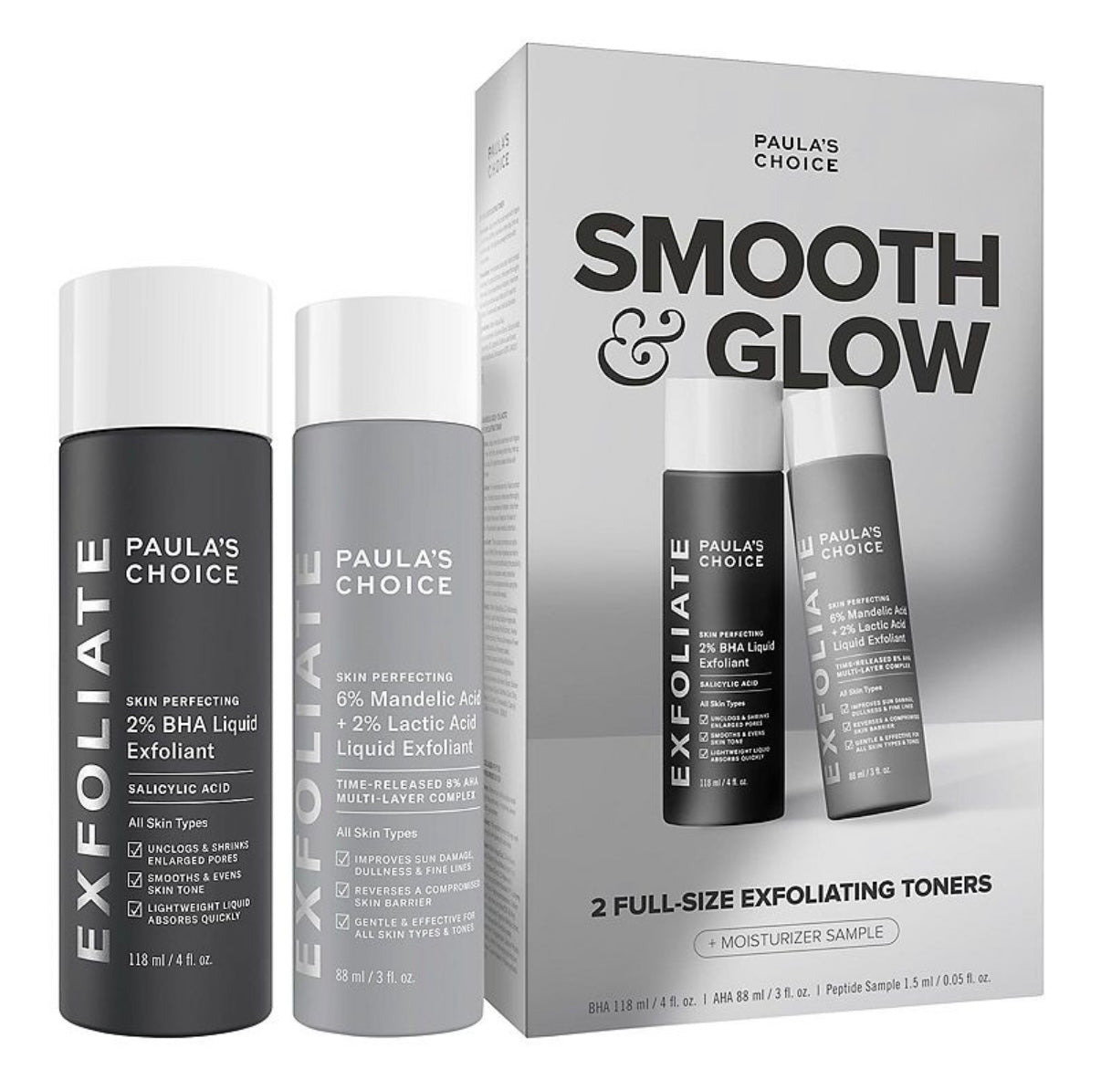 Paula’s Choice- Smooth & Glow Set for Clearer, Brighter Skin