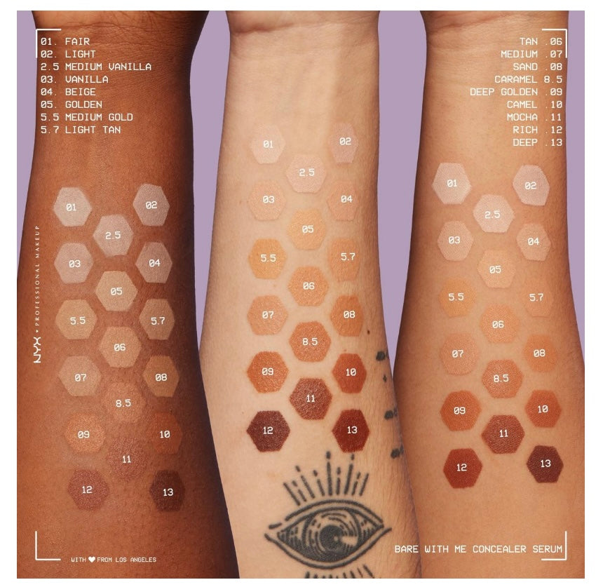 Nyx- Bare With Me Hydrating Face & Body Concealer Serum