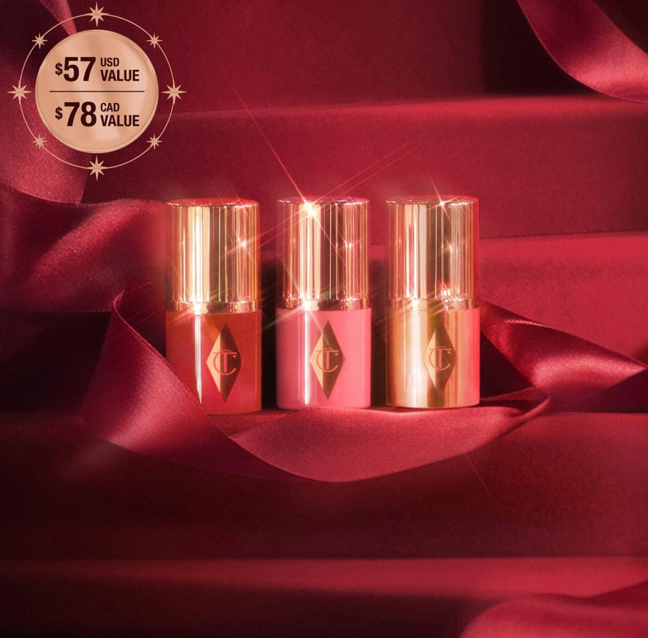 Charlotte Tilbury- Mini Unreal Blush + Glow Trio