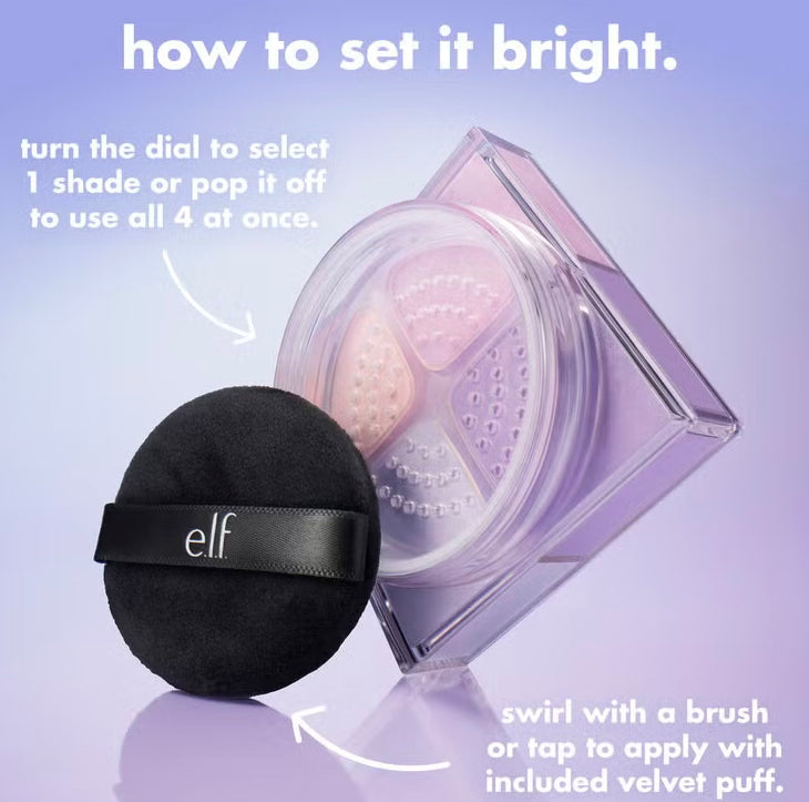 Elf- Set It Bright Correcting & Brightening Setting Powder