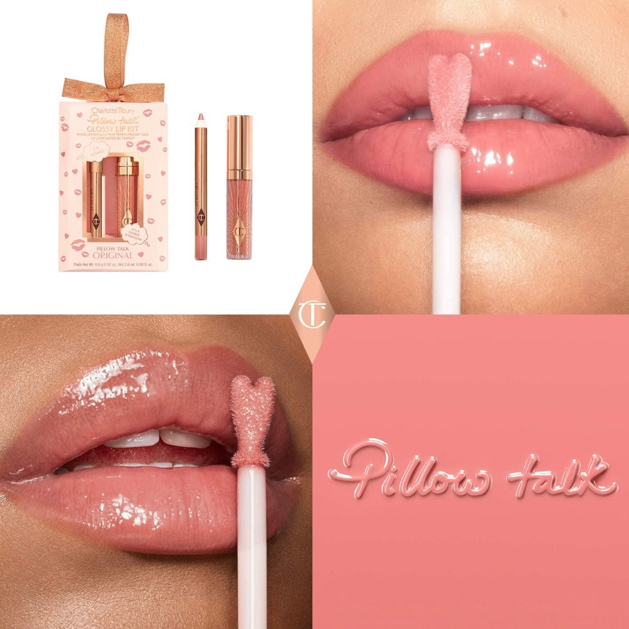 Charlotte Tilbury- Mini Pillow Talk Glossy Lip Duo