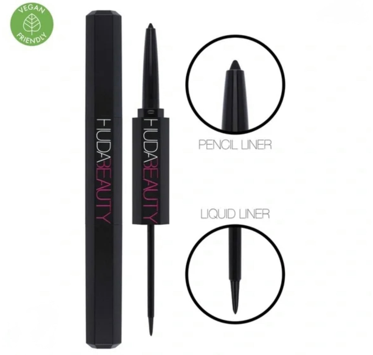 Huda Beauty- Life Liner Double Ended Eyeliner Liquid & Pencil