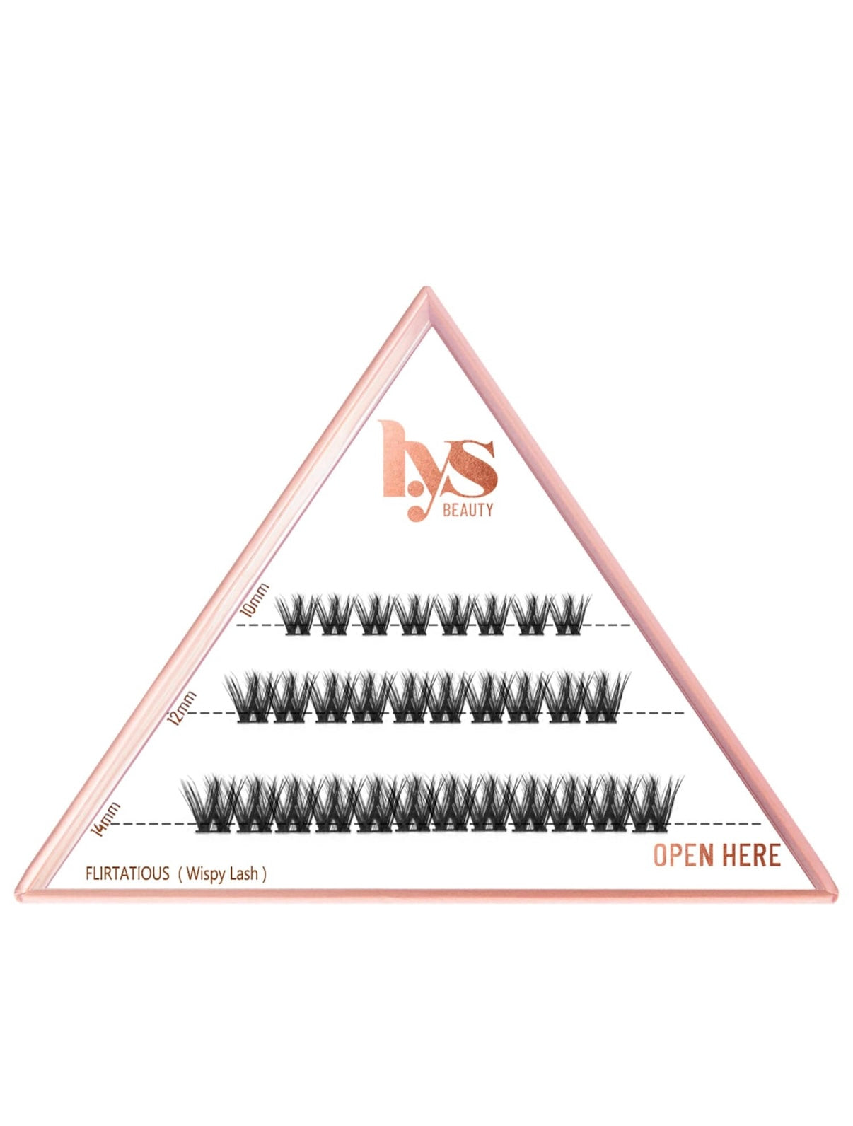 LYS BEAUTY- Uplifted Press & Go False Lash Clusters