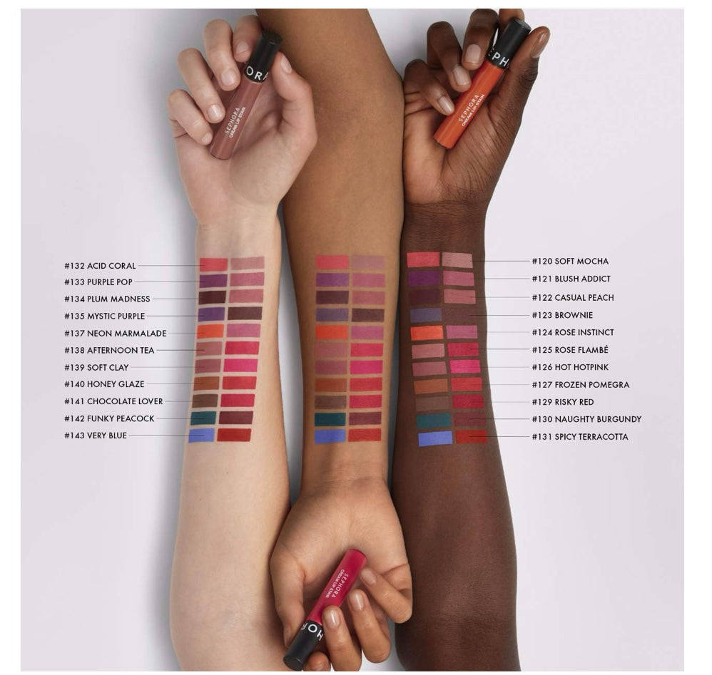 Sephora- Cream Lip Stain 10HR Liquid Lipstick