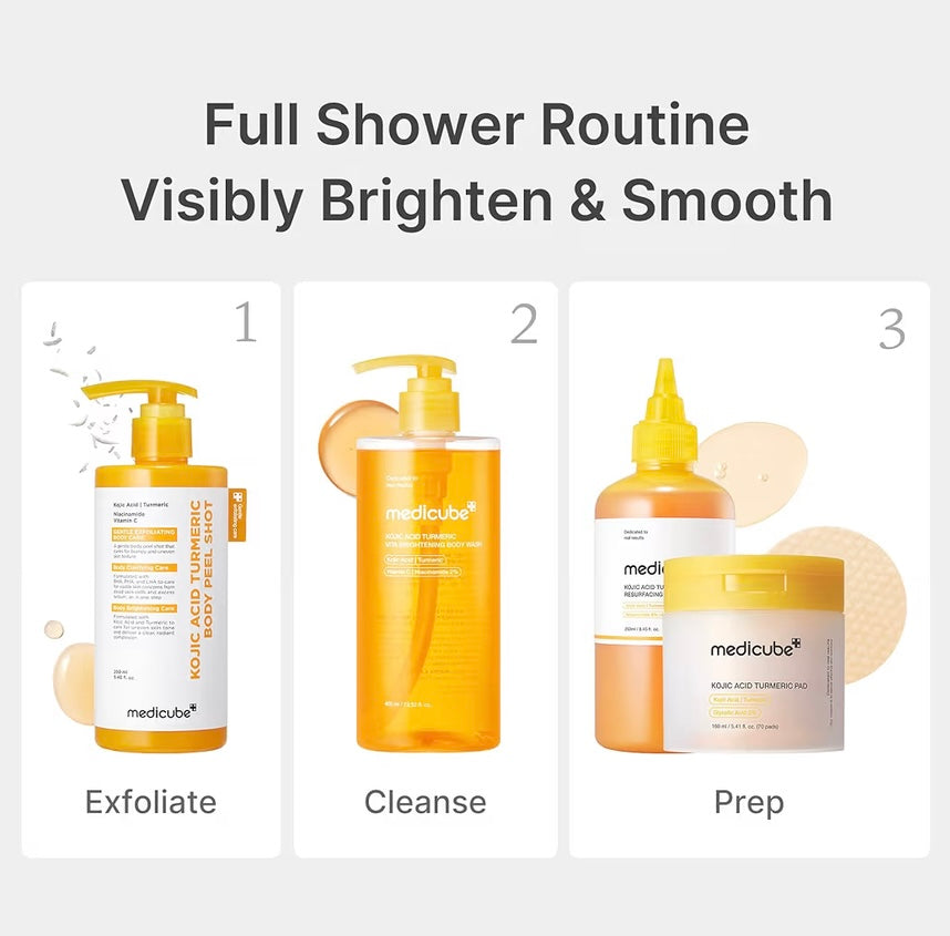 Medicube- Kojic Acid Tumeric Brightening Body Wash