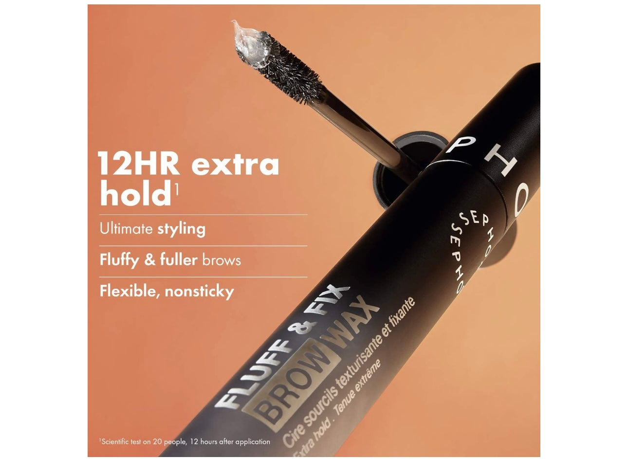 Sephora -Fluff & Fix 12HR Brow Wax for Lamination Effect
