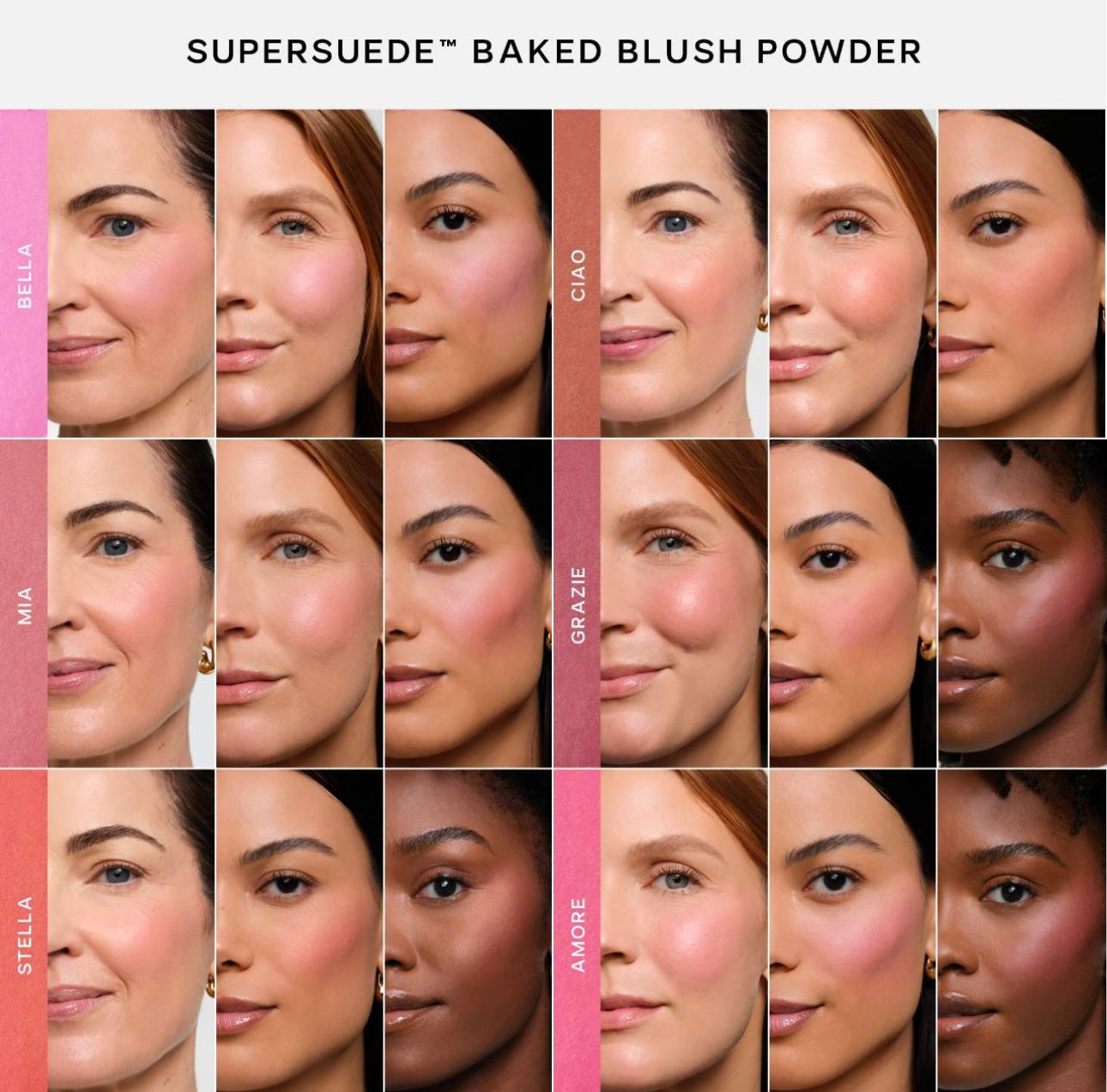 Saie- SuperSuede™ Radiant Talc-Free Baked Powder Blush