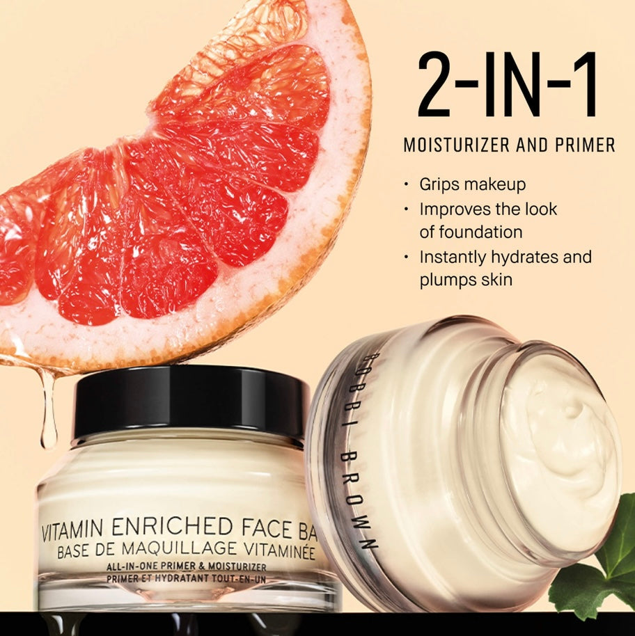 Bobbi Brown- Vitamin Enriched Face Base Moisturizer + Primer with Vitamin C + Hyaluronic Acid