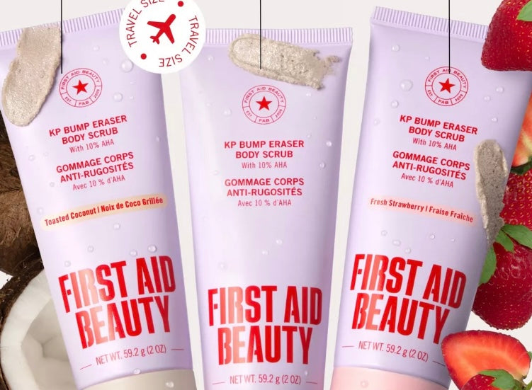First Aid Beauty- Smooth + Juicy Scrub & Exfoliator Kit