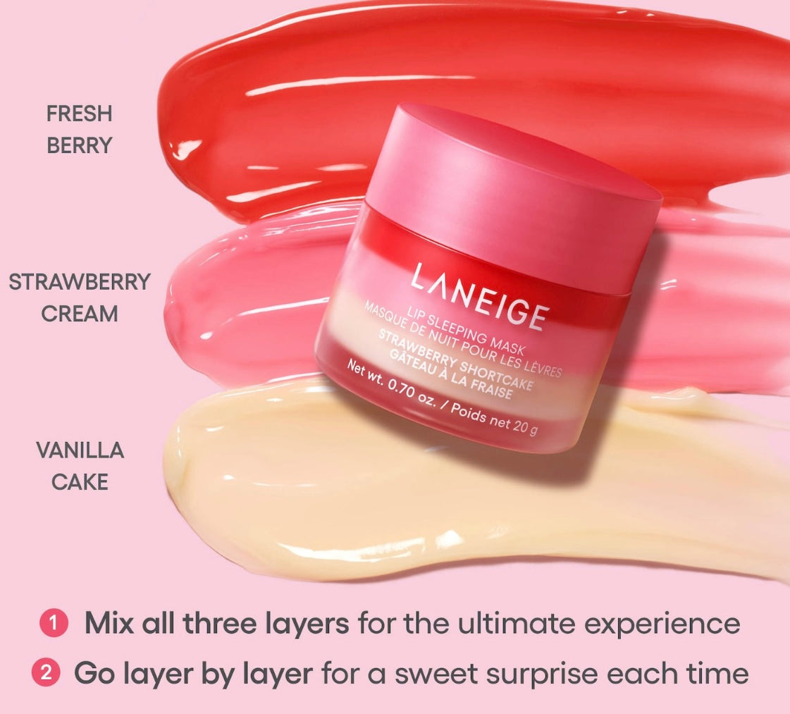Laneige- Berry Sweet Lip Treatment Minis Trio Set