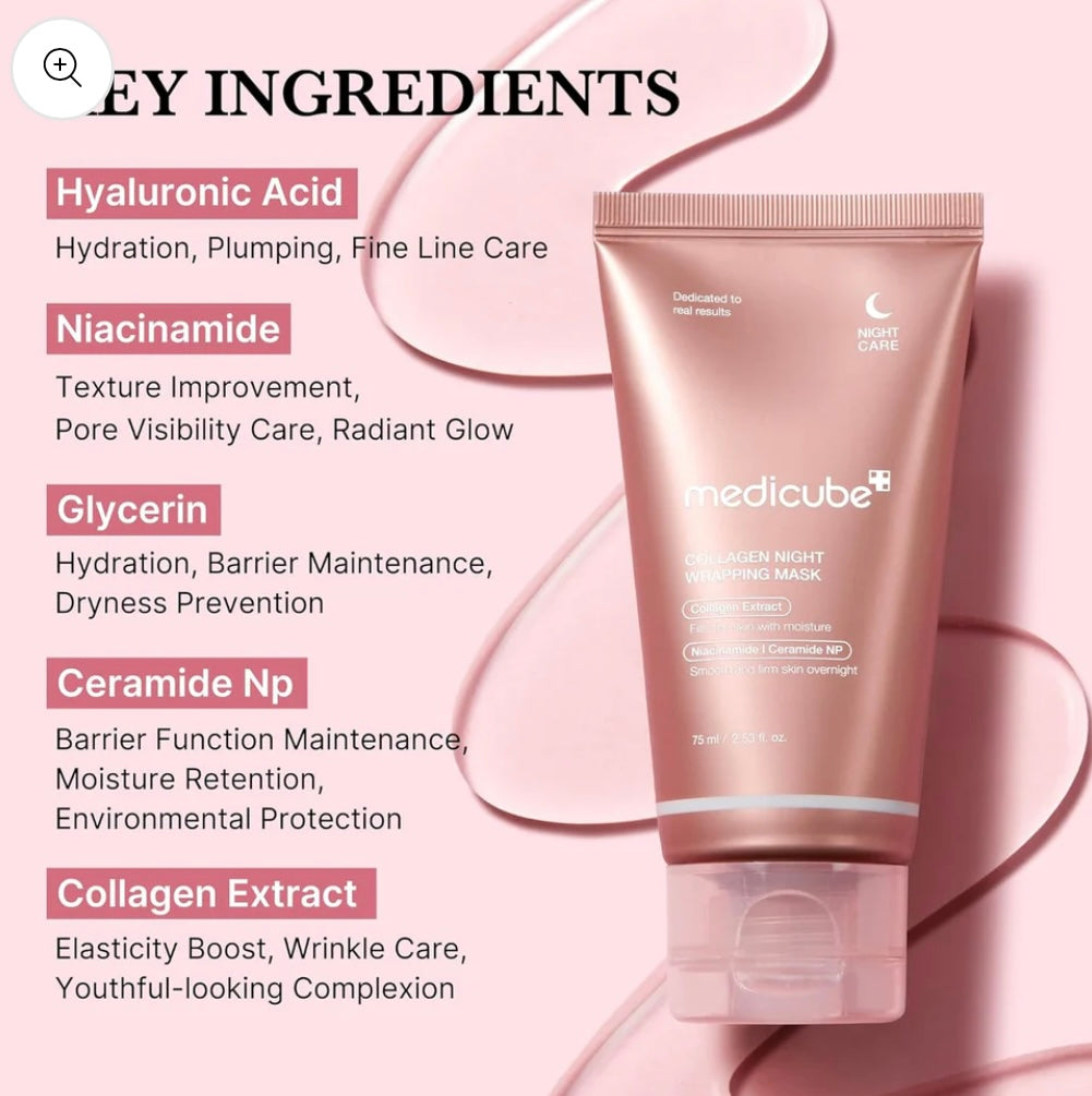 Medicube- Collagen Night Wrapping Mask