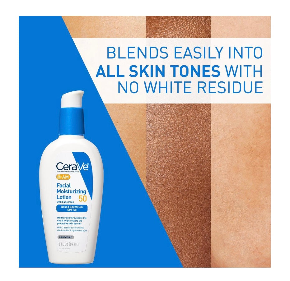 CeraVe- AM Facial Moisturizing Lotion SPF 50