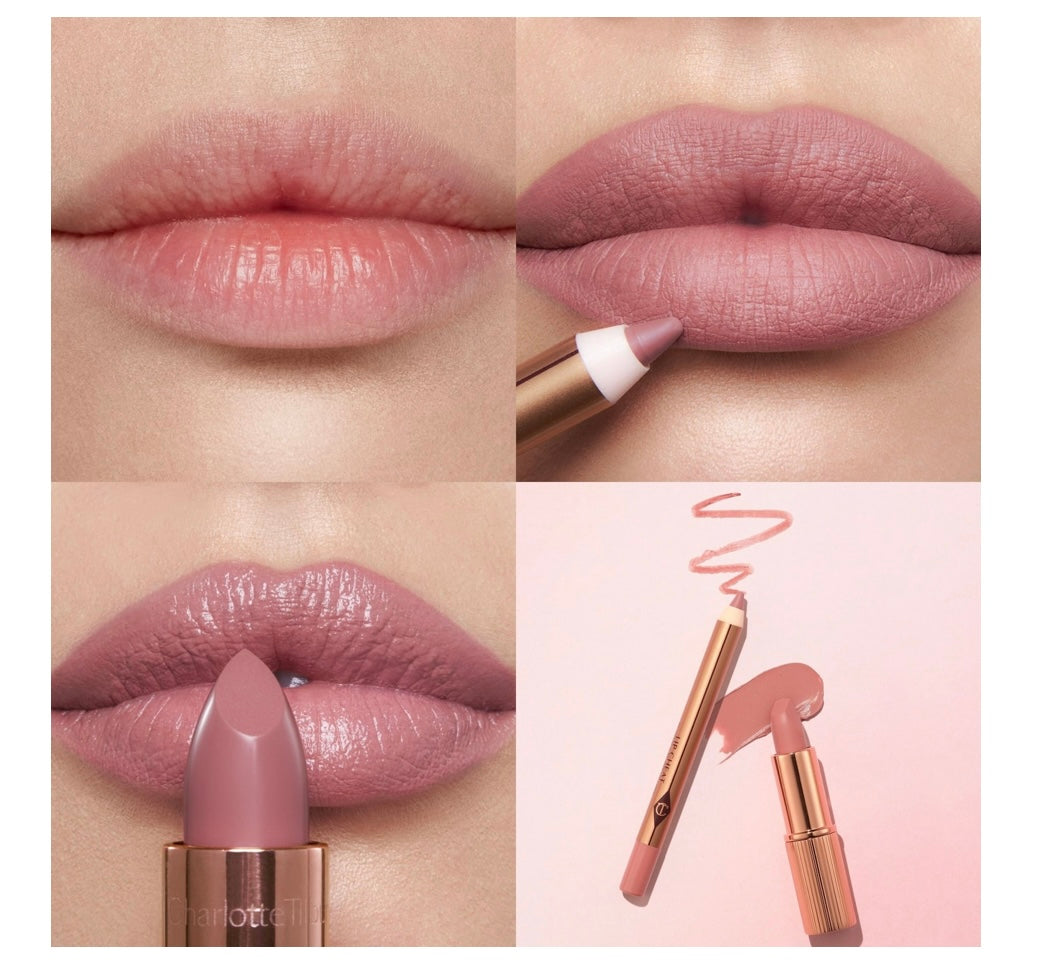 Charlotte Tilbury- Mini Pillow Talk Lipstick & Liner Set