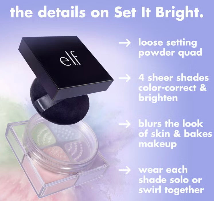 Elf- Set It Bright Correcting & Brightening Setting Powder