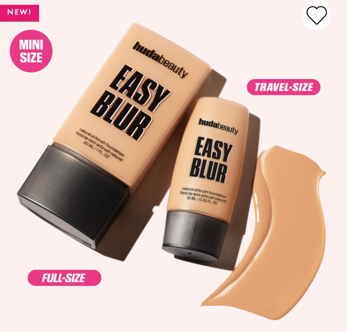 Huda Beauty- Easy Blur Natural Airbrush Foundation