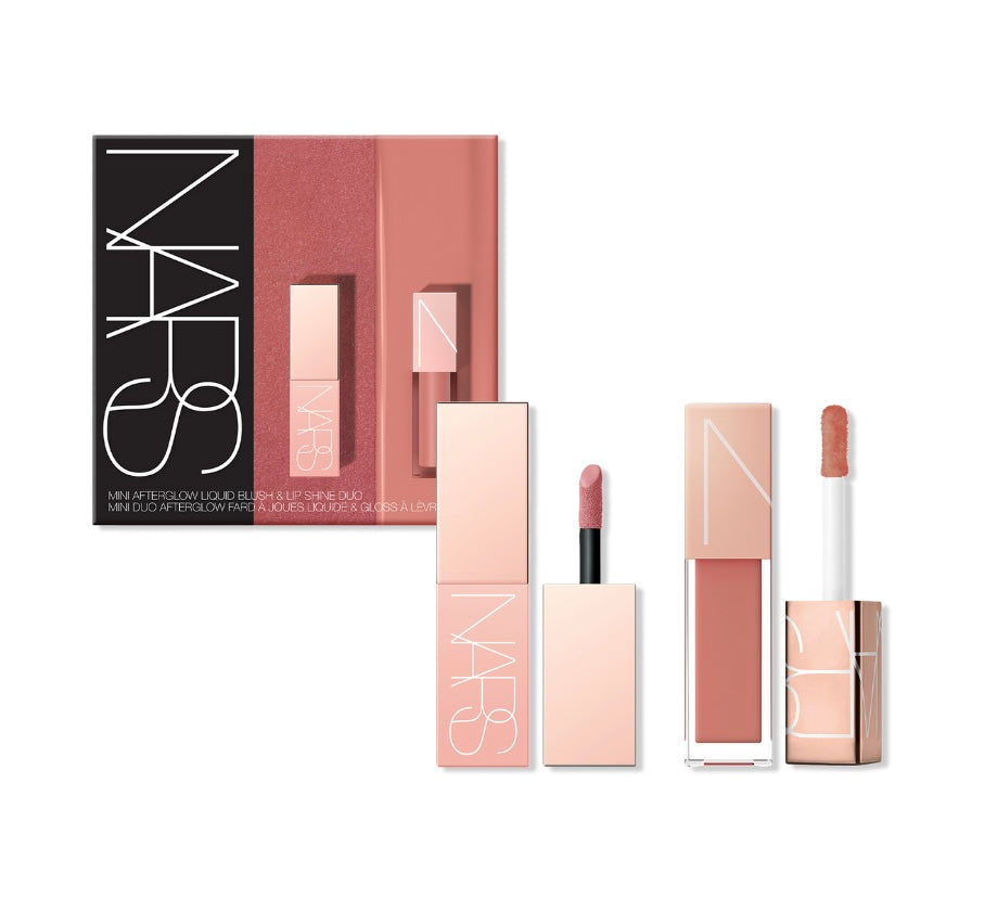 Nars- Mini Afterglow Liquid Blush & Lip Shine Duo
