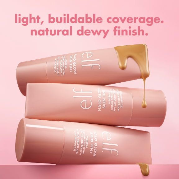 Elf- Halo Glow Skin Tint Mineral SPF 50