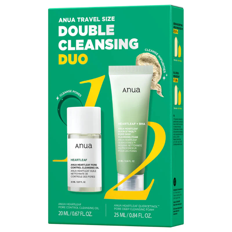 Anua- Travel Size Double Cleansing Duo Set