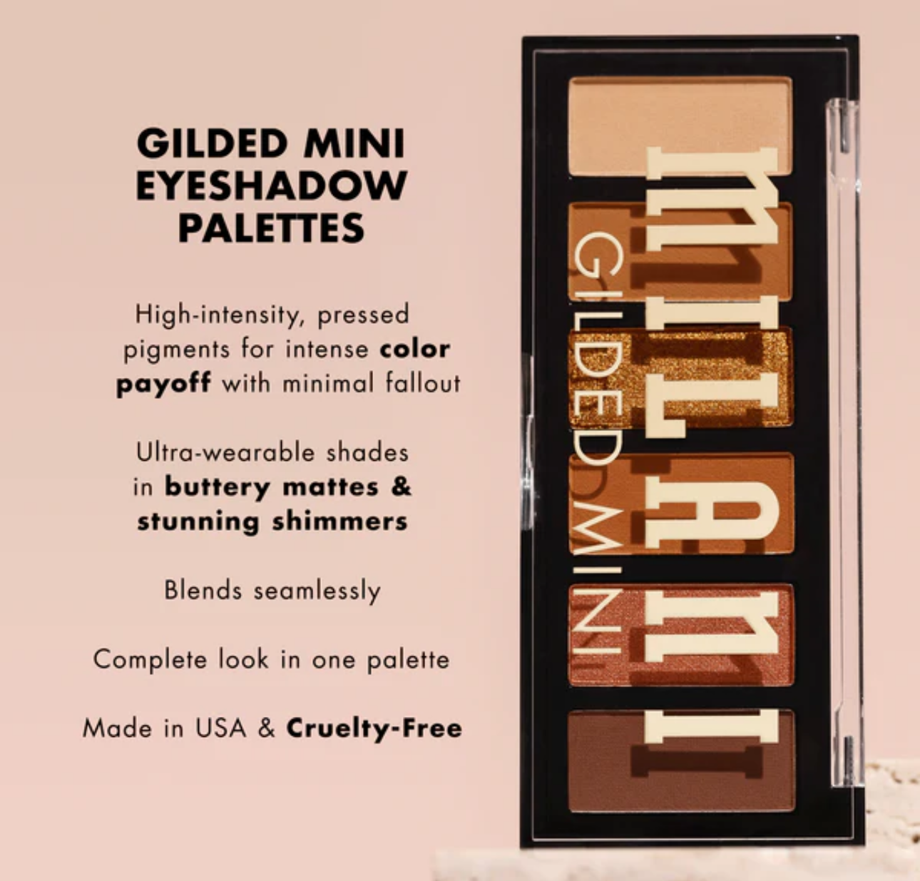 Milani- GILDED MINI EYESHADOW PALETTES