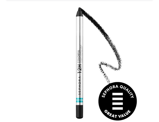 Sephora- 12 Hour Colorful Contour Pencil Black Eyeliner/Pencil/Kohl