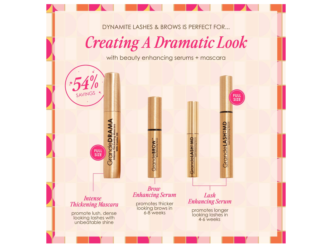 GRANDE COSMETICS- Dynamite Lashes & Brows Holiday Gift Set