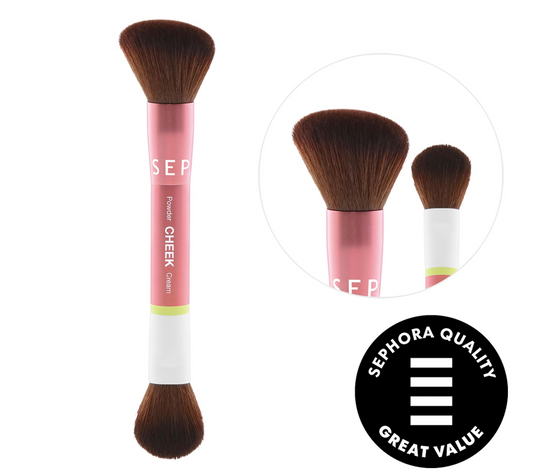 Sephora- Dual Ended Cheek Brush