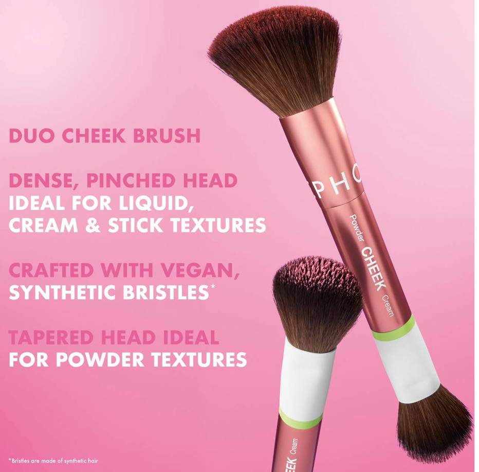 Sephora- Dual Ended Cheek Brush