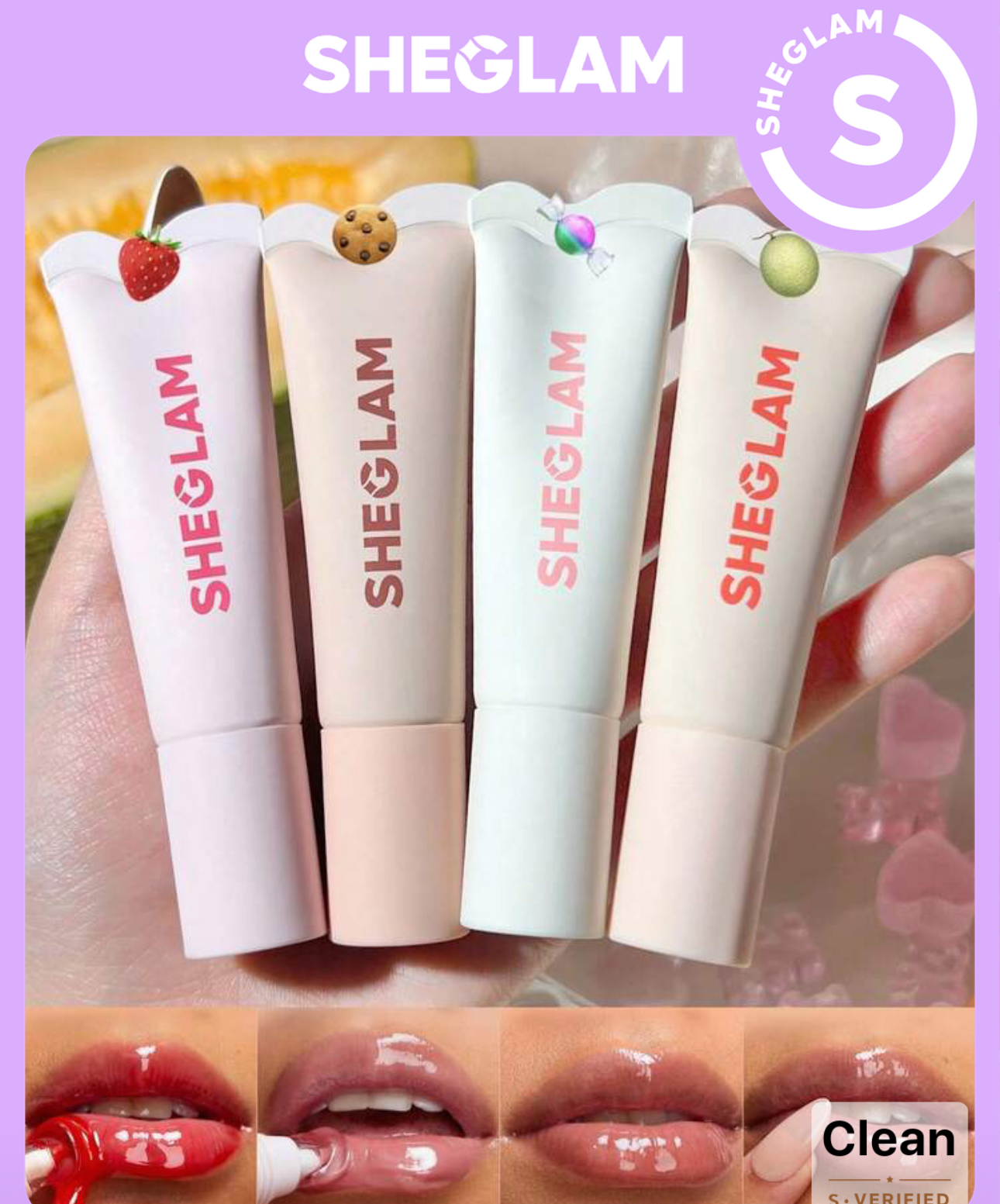 SHEGLAM- Crystal GlazeMoisturizing Lip Gloss Set