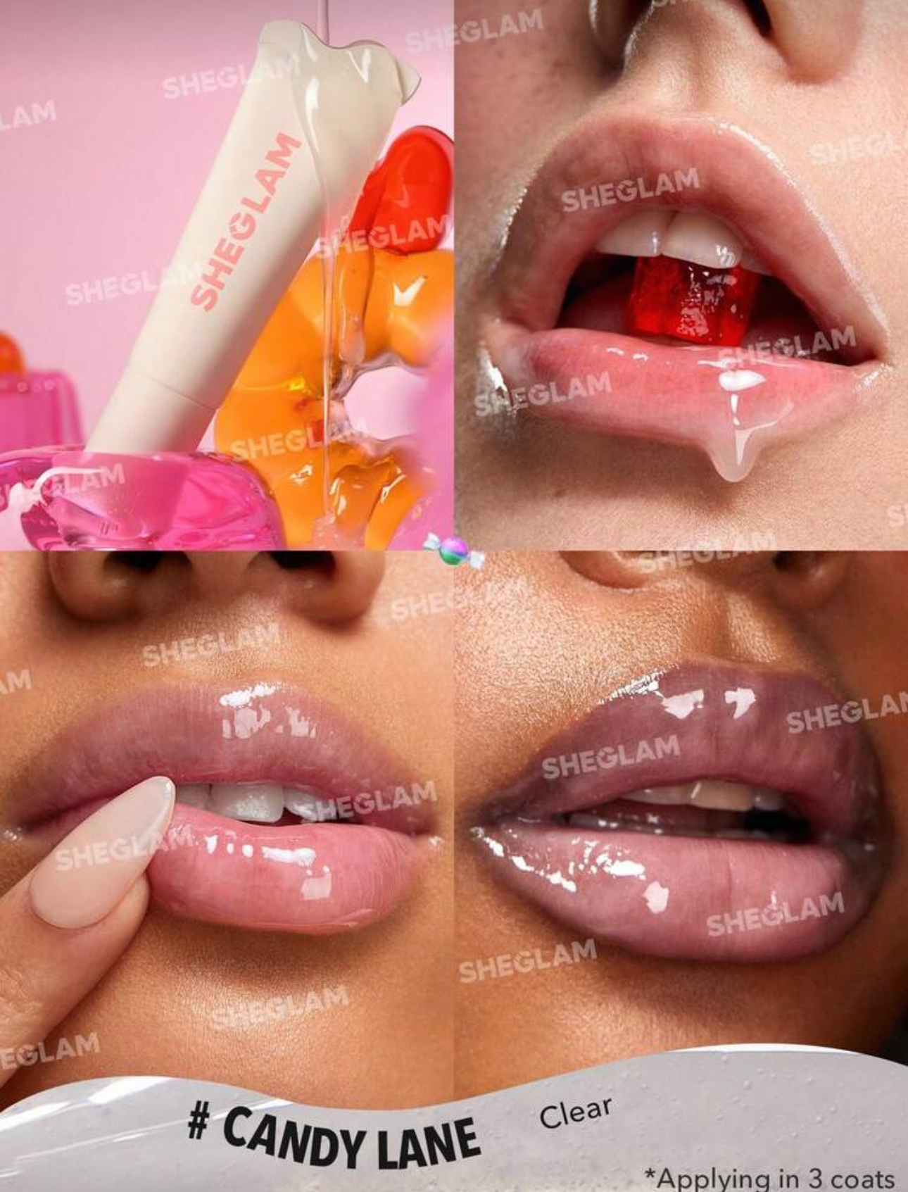 SHEGLAM- Crystal GlazeMoisturizing Lip Gloss Set