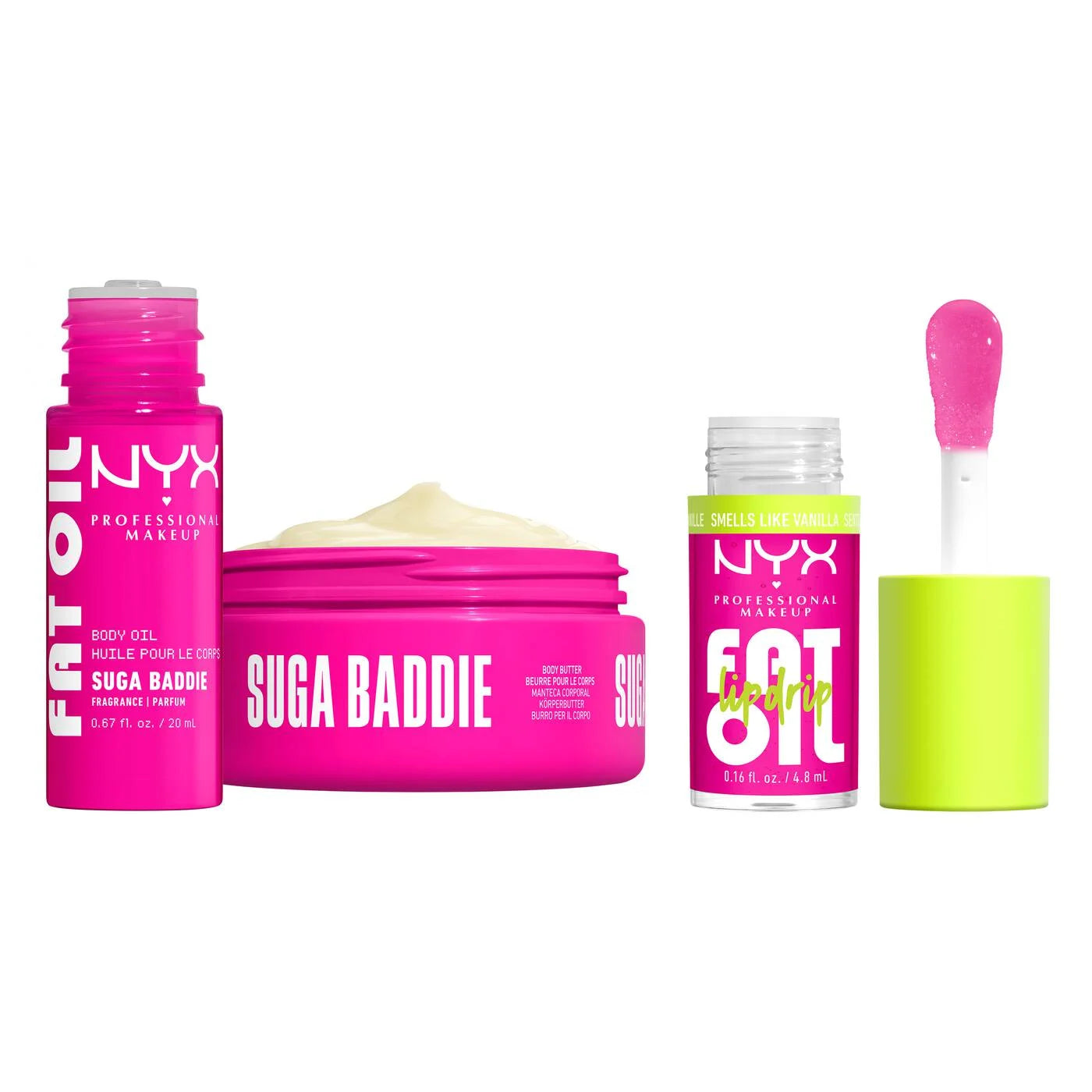 Nyx- Fat Oil Lip & Body Kit