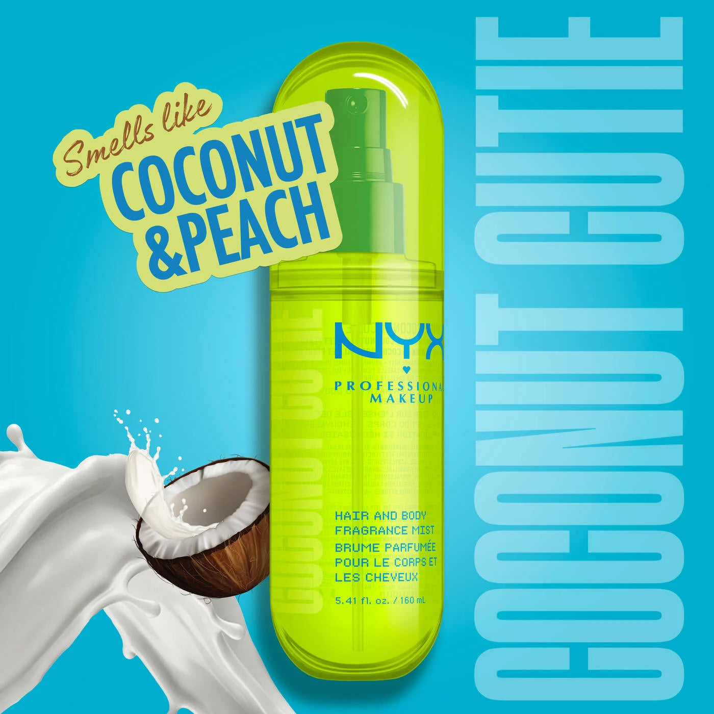Nyx- Coconut Cutie Hair & Body Fragrance Mist